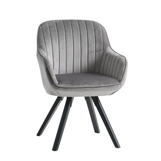 Armchair Velvet Gray