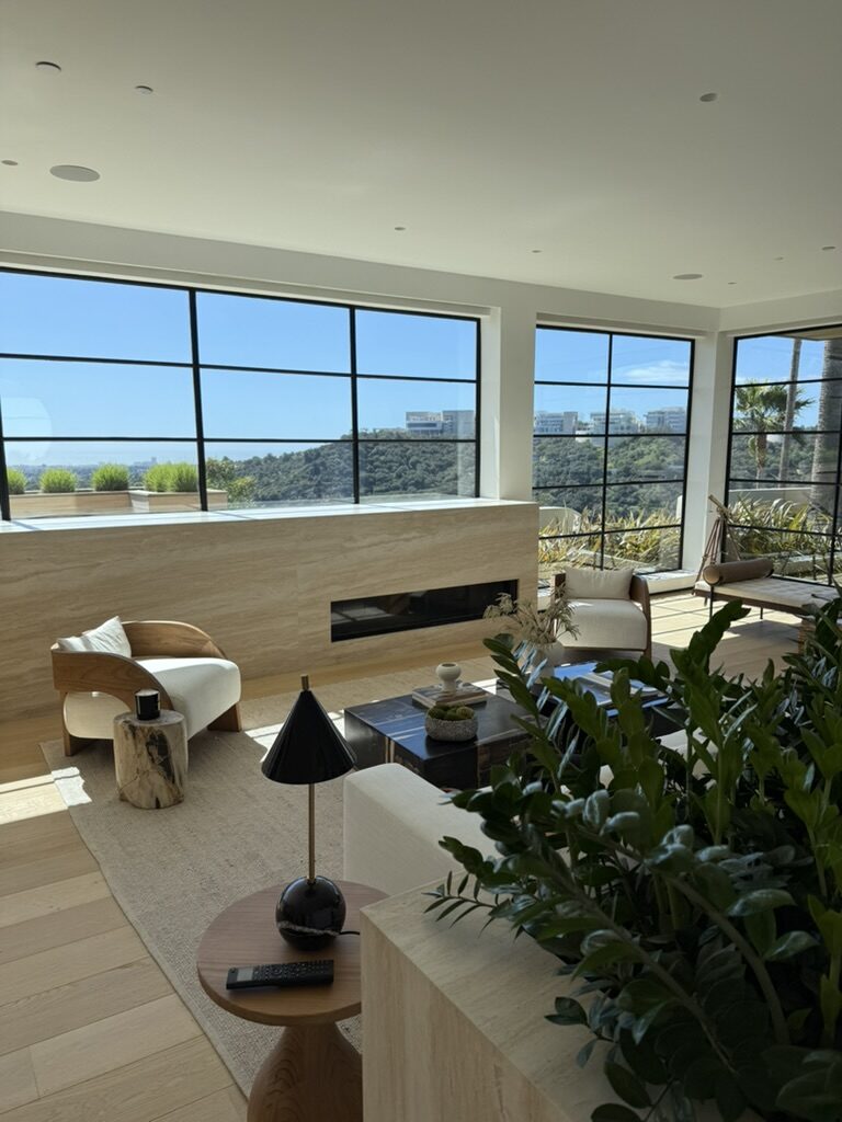 Bel Air tennis home FRAME blending architecture, nature, and racquet lifestyle