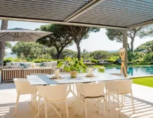 Saint-Tropez villa with tennis court and sea view for rent