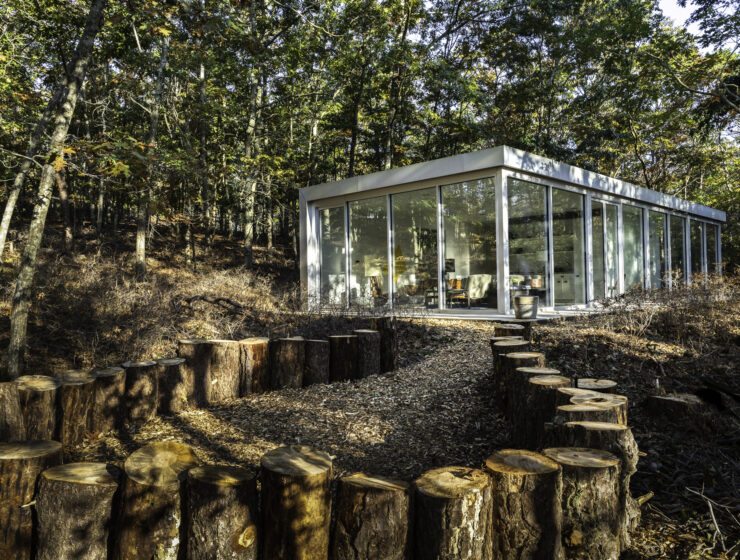 modern tennis estate in Water Mill