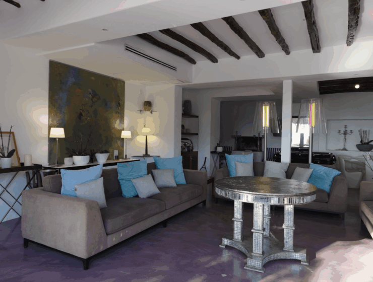 Luxury tennis villa in Ibiza with sea views
