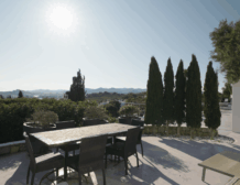 Luxury tennis villa in Ibiza with sea views