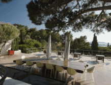 Luxury tennis villa in Ibiza with sea views