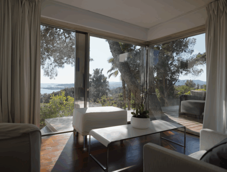 Luxury tennis villa in Ibiza with sea views