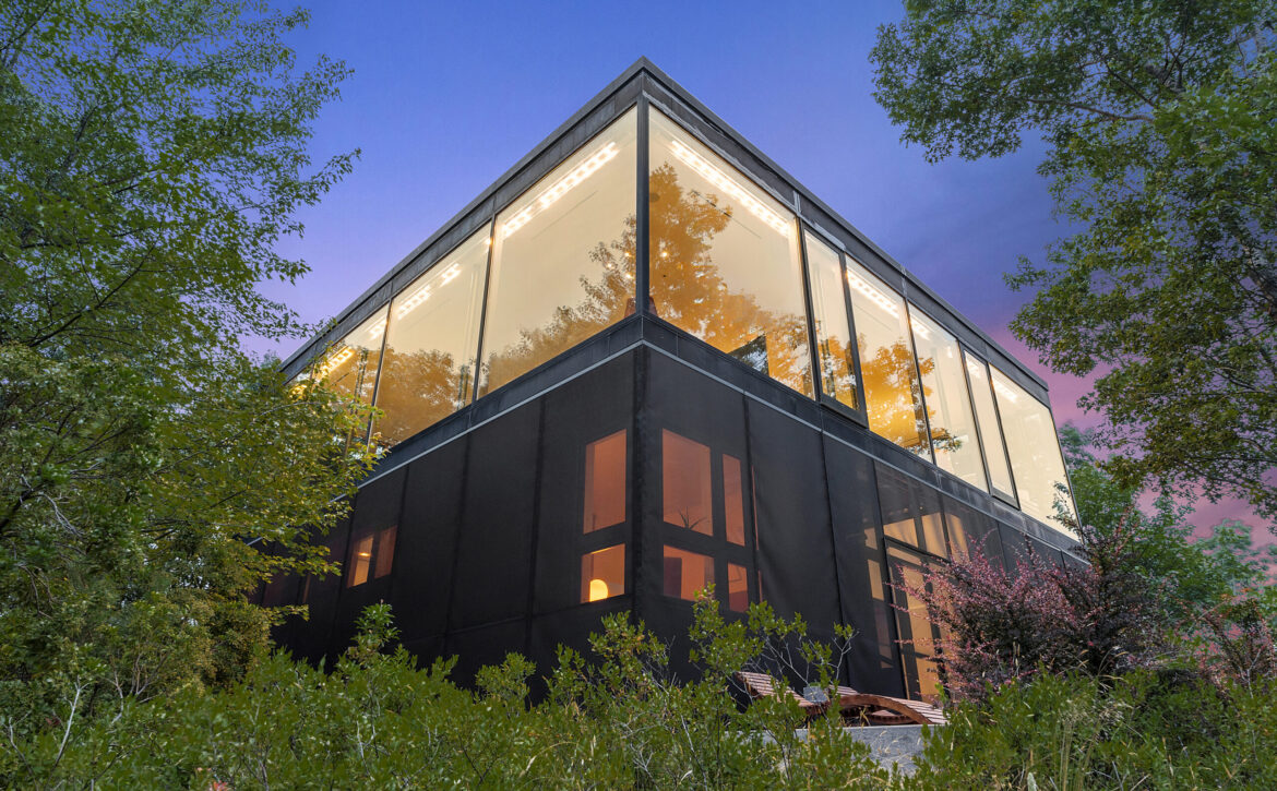 modern tennis estate in Water Mill