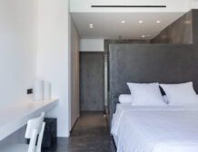 Mykonos luxury villa with tennis court and sea view