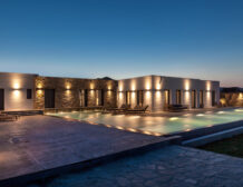 Mykonos luxury villa with tennis court and sea view