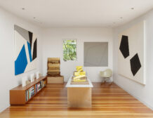 modern tennis estate in Water Mill