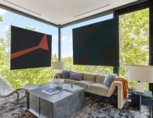 modern tennis estate in Water Mill