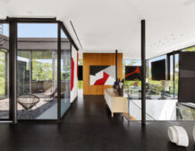 modern tennis estate in Water Mill