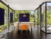 modern tennis estate in Water Mill