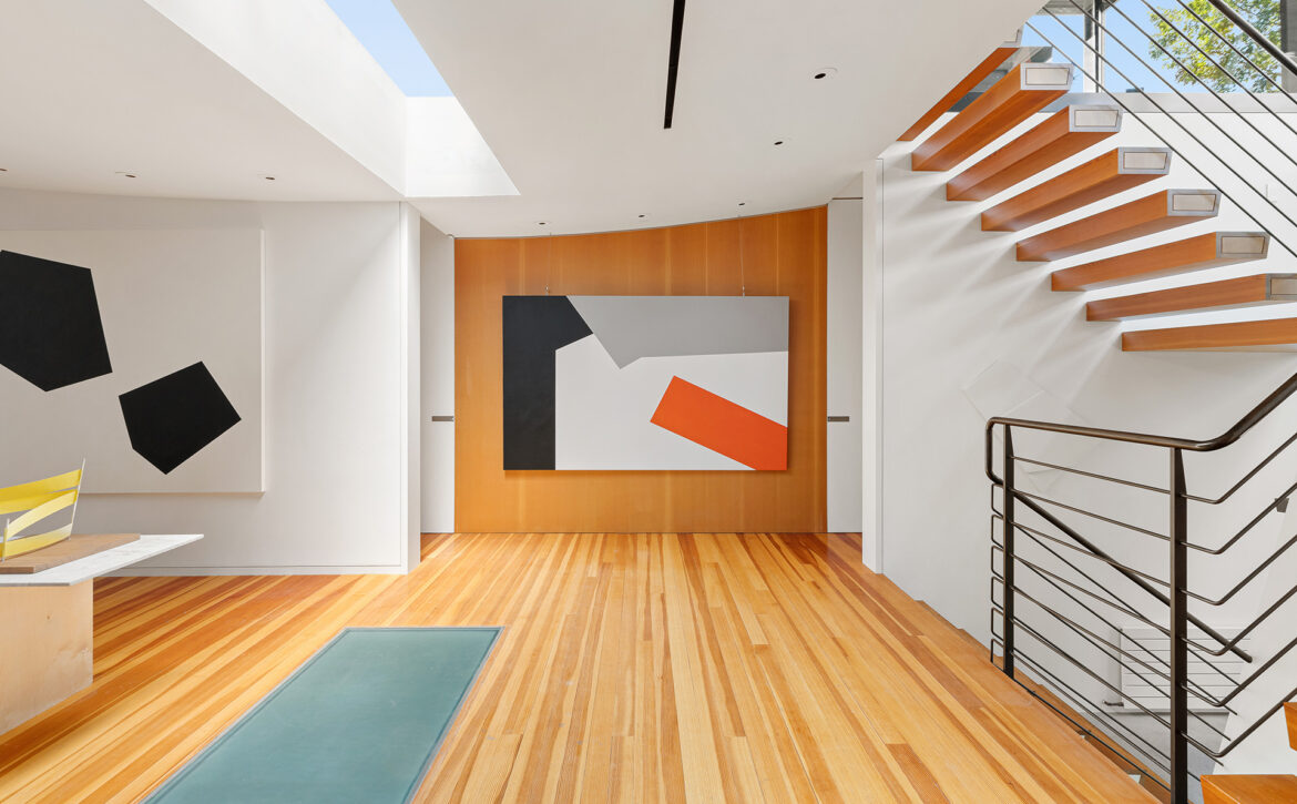 modern tennis estate in Water Mill