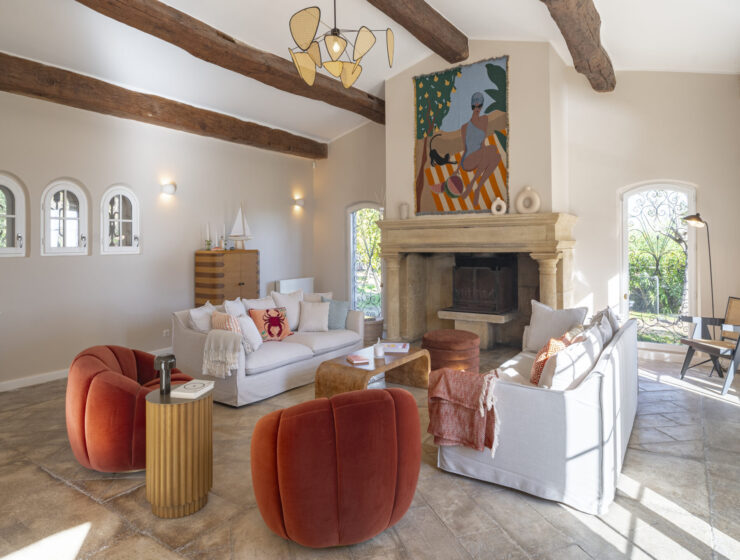 Luxury sea view villa with tennis court French Riviera for rent