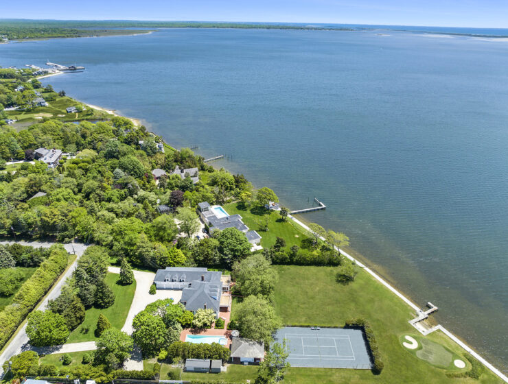 Bellport waterfront tennis estate