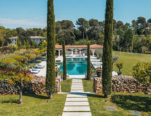 Saint Paul de Vence estate with tennis court