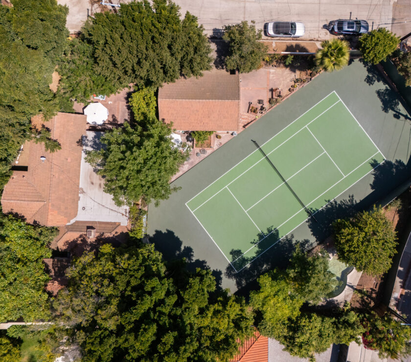 Beverly Hills tennis court home