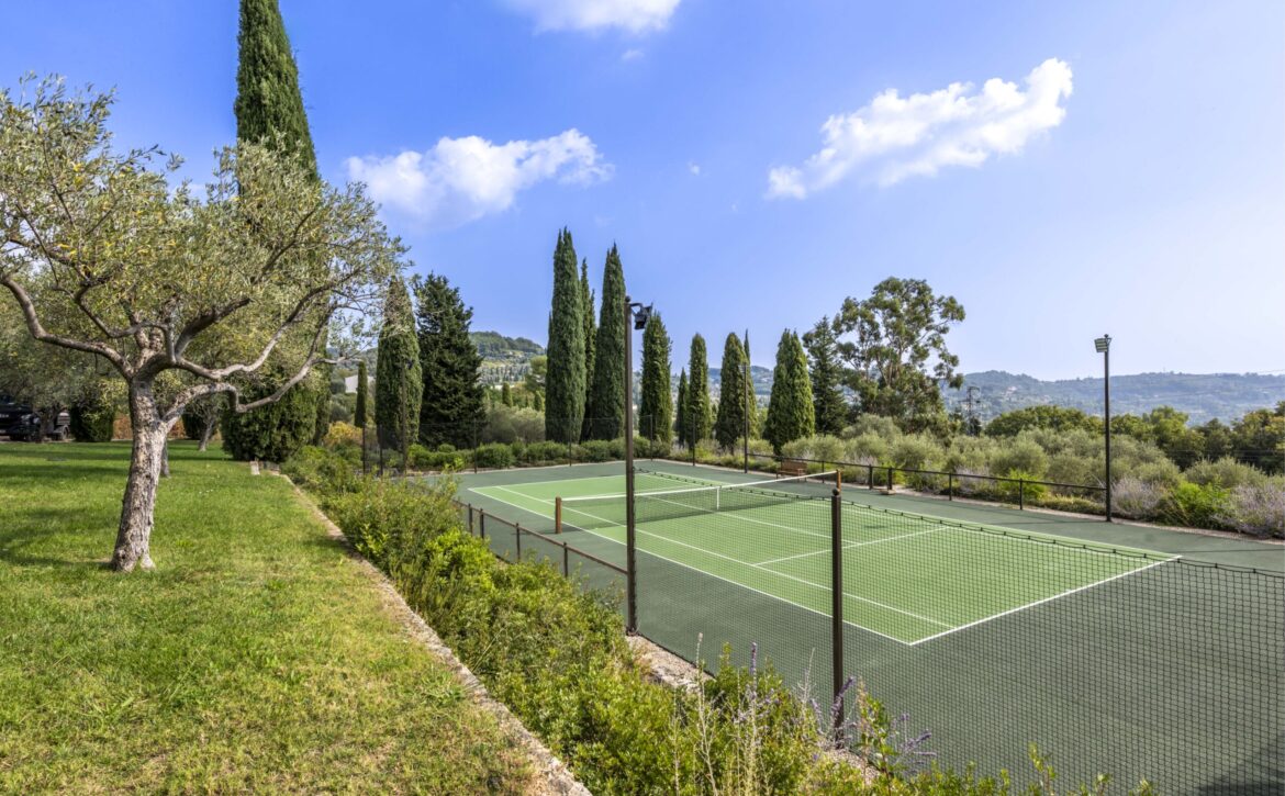 Tennis Maison Grasse Luxury Bastide